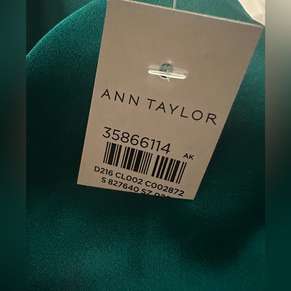 Ann Taylor Elegant Teal Wrap Dress - Picture 7 of 7